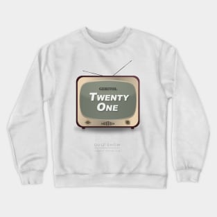 Quiz Show - Alternative Movie Poster Crewneck Sweatshirt